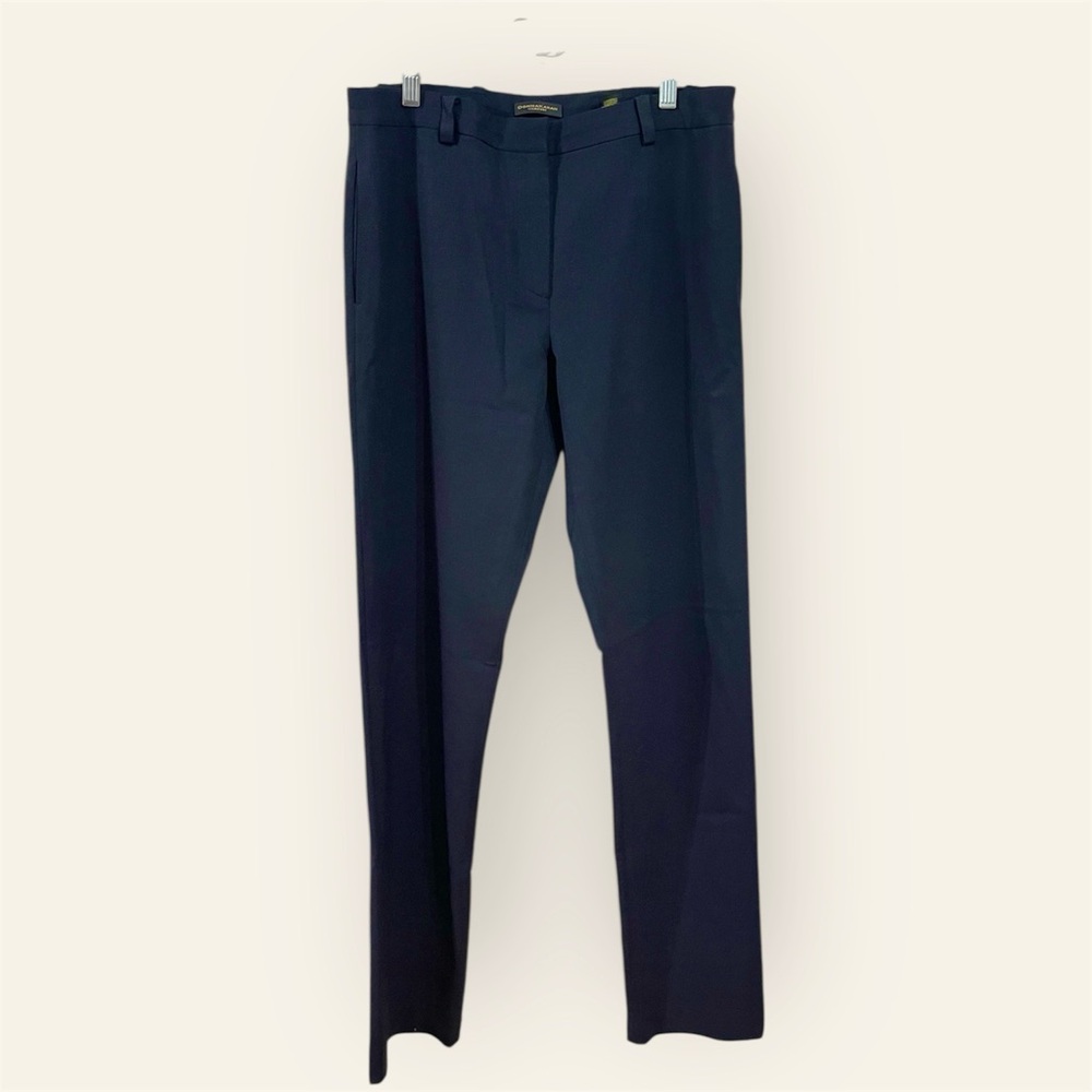 Donna Karan Signature Wool Dress Pants - Size 10 - Navy - EUC